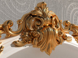 Royal Bed 8K Modèle 3D