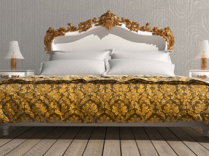 Royal Bed 8K Modèle 3D