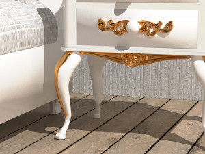 Royal Bed 8K Modèle 3D