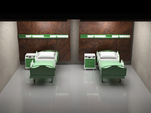 Hospital Ward 8 - 8K Modelo 3D