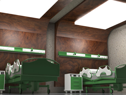 Hospital Ward 8 - 8K Modelo 3D