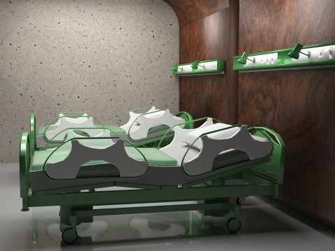Hospital Ward 8 - 8K Modelo 3D