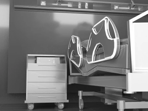 Hospital Ward 8 - 8K 3D Model