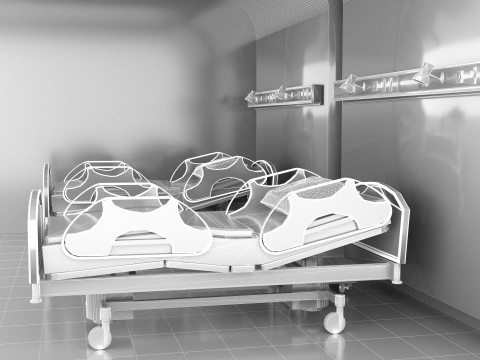 Hospital Ward 8 - 8K Modelo 3D