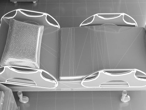Hospital Ward 8 - 8K 3D Model
