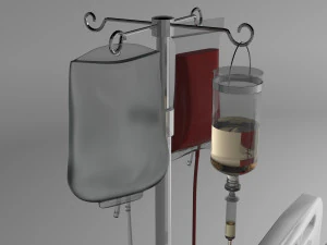 Hospital Bed 8 - 8K 3D Model