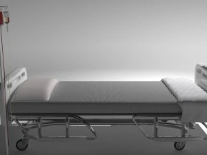 Hospital Bed 8 - 8K 3D Model