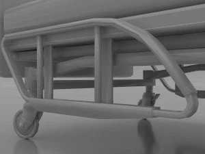 Hospital Bed 8 - 8K 3D Model