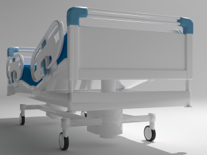 Hospital Bed 9 - 8K Modelo 3D