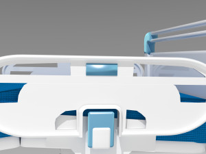 Hospital Bed 9 - 8K Modelo 3D