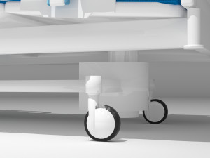 Hospital Bed 9 - 8K Modelo 3D