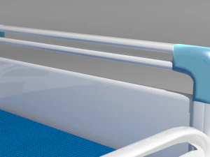 Hospital Bed 9 - 8K 3D Model