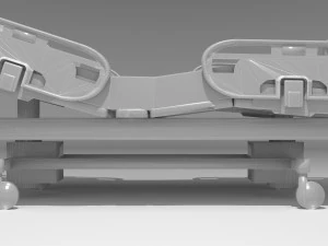 Hospital Bed 9 - 8K 3D Model