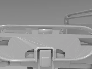 Hospital Bed 9 - 8K 3D Model
