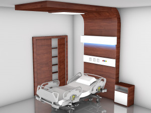 Hospital Room v2 Modèle 3D