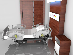 Hospital Room v2 3D Model