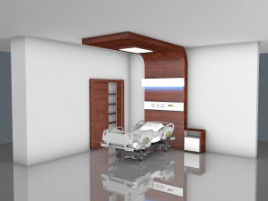 Hospital Room v2 3D Model