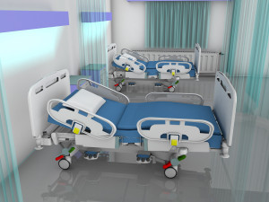 Hospital Room 2 - 4K Modelo 3D