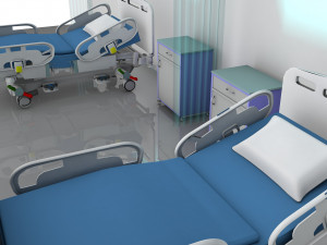 Hospital Room 2 - 4K Modelo 3D