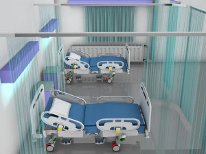 Hospital Room 2 - 4K 3D Model