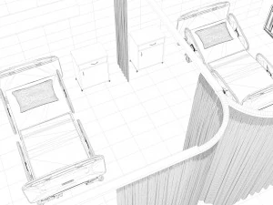Hospital Room 2 - 4K 3D Model