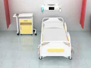 Hospital Room Interior 3D Model