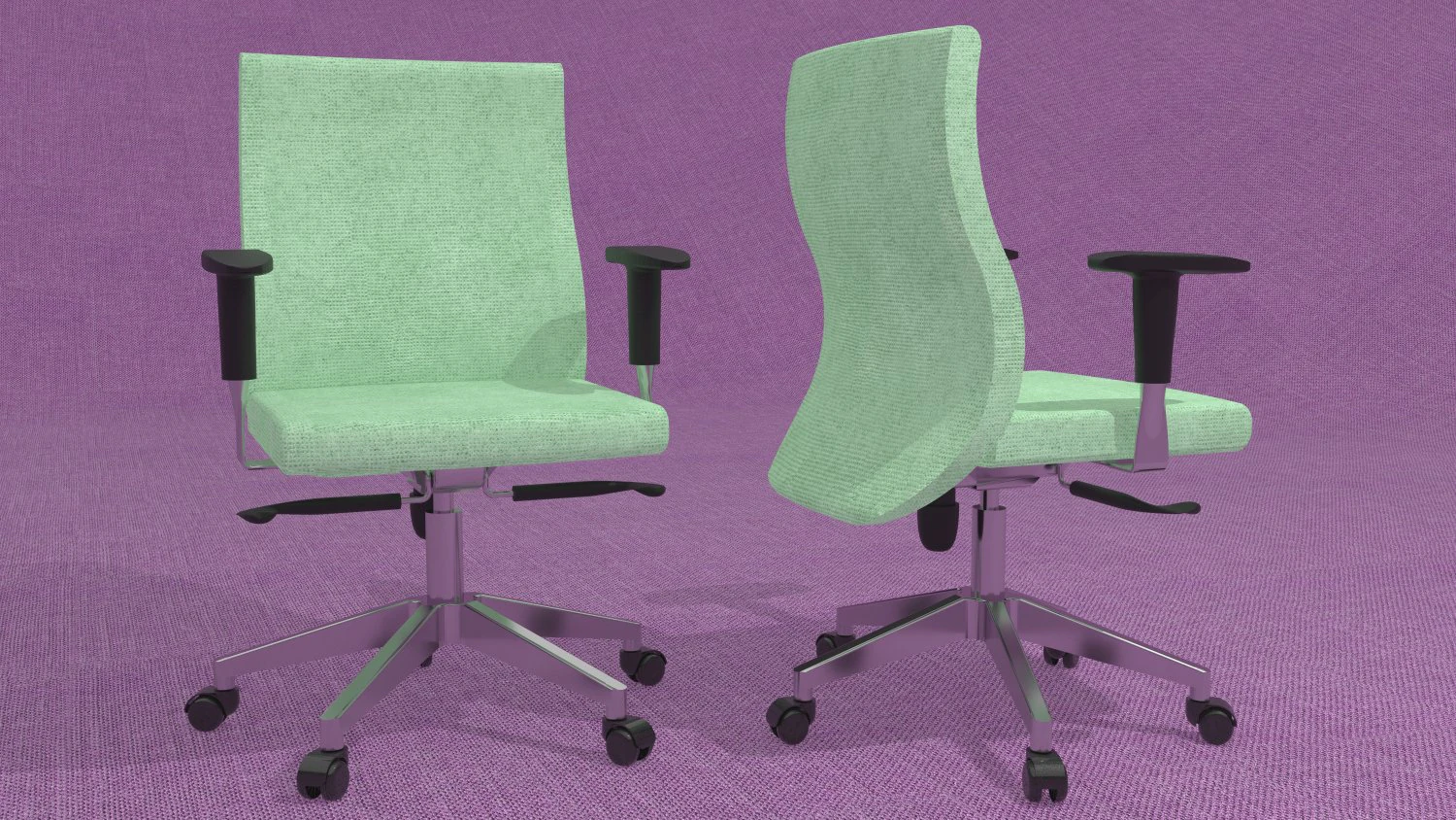 Task Chair 8K 3D Model .c4d .max .obj .3ds .fbx .stl .blend 