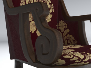 Classic Armchair 8K 3D Model