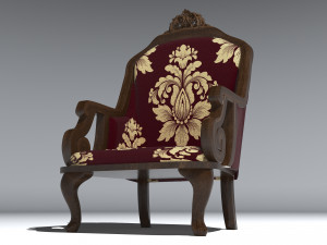 Classic Armchair 8K 3D Model