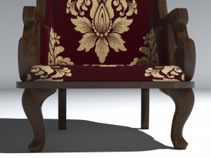 Classic Armchair 8K 3D Model