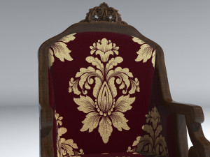 Classic Armchair 8K 3D Model