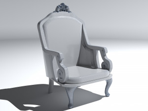 Classic Armchair 8K 3D Model