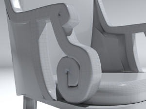Classic Armchair 8K 3D Model