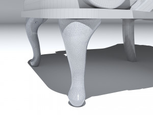 Classic Armchair 8K 3D Model