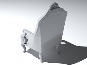 Classic Armchair 8K 3D Model