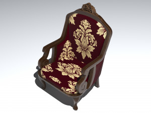 Classic Armchair 8K 3D Model