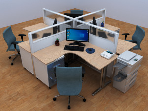 Quad Workstation 8K Modelo 3D