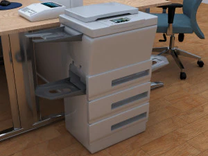 Quad Workstation 8K 3D Model