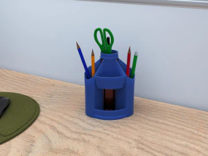 Quad Workstation 8K 3D Model