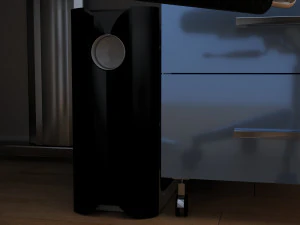 Quad Workstation 8K 3D Model