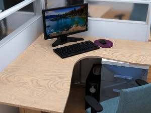 Quad Workstation 8K Modèle 3D