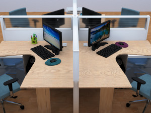 Quad Workstation 8K Modèle 3D