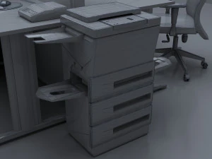 Quad Workstation 8K 3D Model