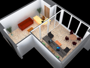 Office Design 8K Model 3D