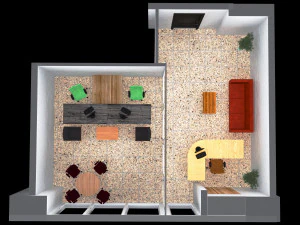 办公室设计8K 3D 模型