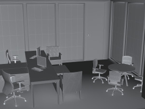 Office Design 8K 3D मॉडल