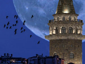 Galata Tower 3D Model