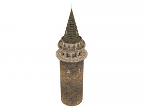 Galata Tower 8K 3Dモデル