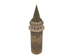 Galata Tower 3D Model