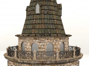 Galata Tower 3D Model